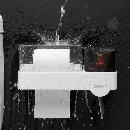 Boîte de Rangement pour Salle de Bain 3 en 1 Montée sur le Mur