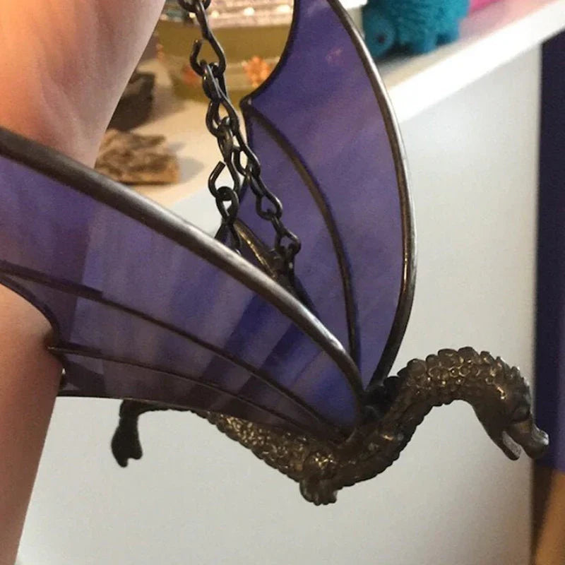 Figure de Dragon Suspendu Colorée