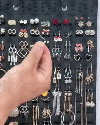 Rangement Mural Stylé pour les Bijoux - Ordre & Élégance!