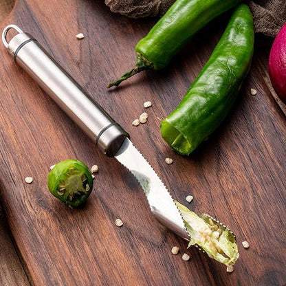 Enlève - Graines en Acier Inoxydable pour les Légumes et les Fruits