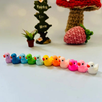 Mini Décoration de Canards Jaunes