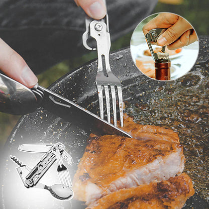Ensemble D' Outils de Camping Multifonctionnels 5 en 1