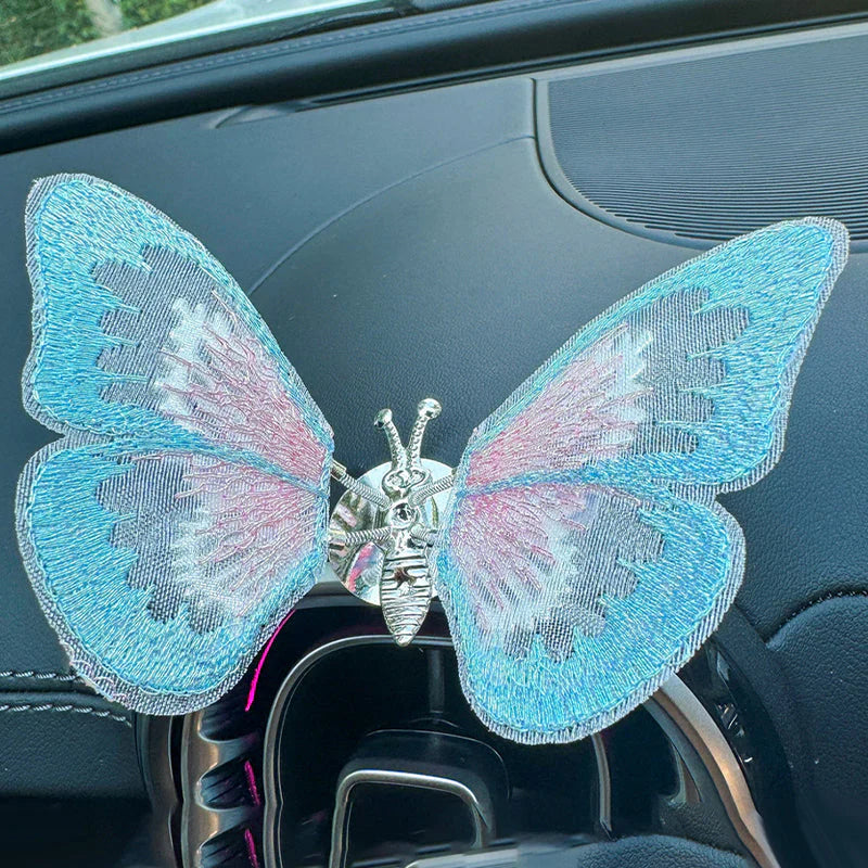 Porte-voiture Papillon Parfumé - une Fraîcheur Stylée pour Ta Voiture