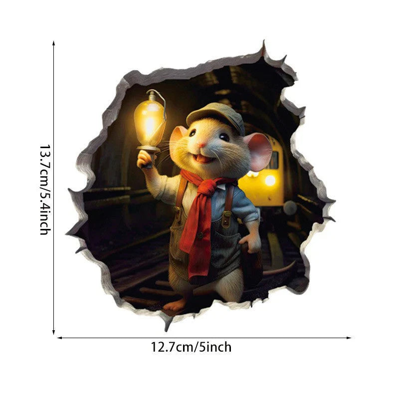 Rêve de Souris - Stickers Muraux pour une Décoration Ludique