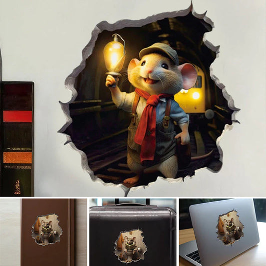Rêve de Souris - Stickers Muraux pour une Décoration Ludique