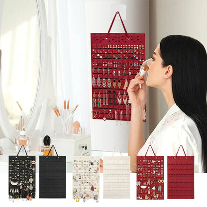 Rangement Mural Stylé pour les Bijoux - Ordre & Élégance!