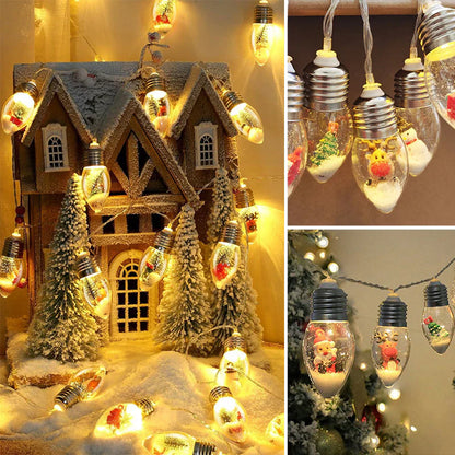 Chaînes Lumineuses Led de Noël Festives - une Lumière Magique pour les Fêtes