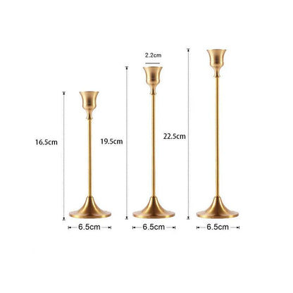 Elégant Bougeoir Doré