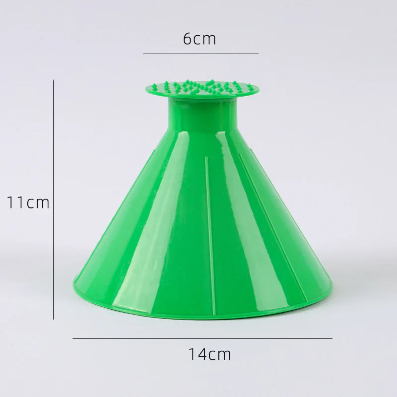 Grattoir à Glace Circulaire - Ton Aide contre le Stress de L' Hiver