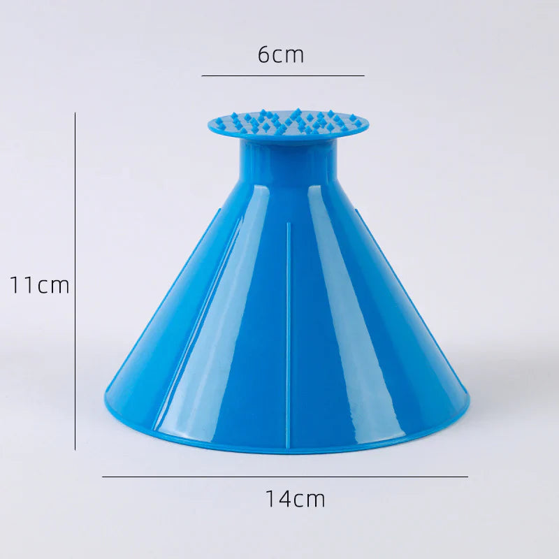 Grattoir à Glace Circulaire - Ton Aide contre le Stress de L' Hiver