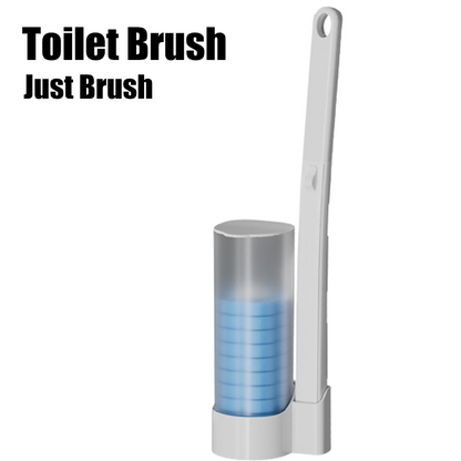 Brosse à Toilettes Jetable avec Têtes de Recharge