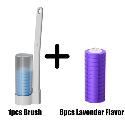 Brosse à Toilettes Jetable avec Têtes de Recharge