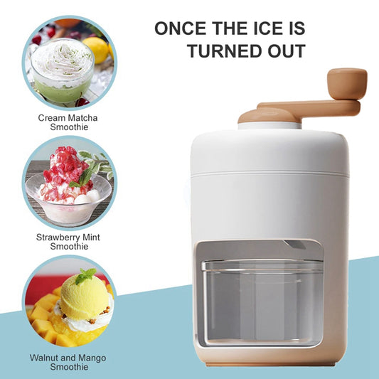 Machine Manuelle à Broyer la Glace - Parfait pour des Boissons Rafraîchissantes!