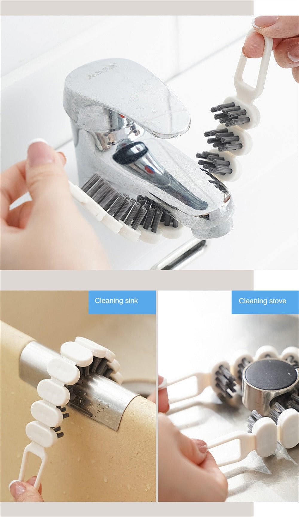 Brosse de Nettoyage Flexible pour les Endroits Difficiles D' Accès