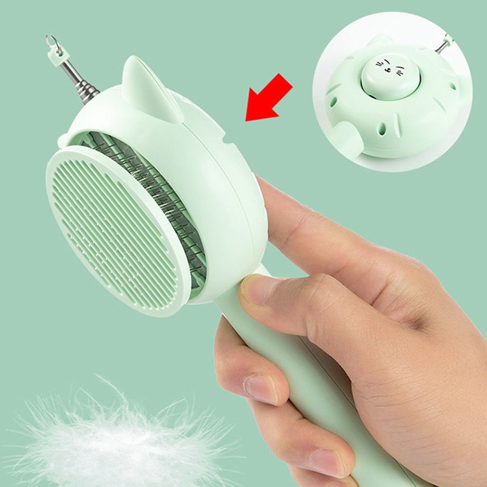 Chevron de Toilettage Rétractable - Soin Doux du Pelage et Jeu pour les Chats