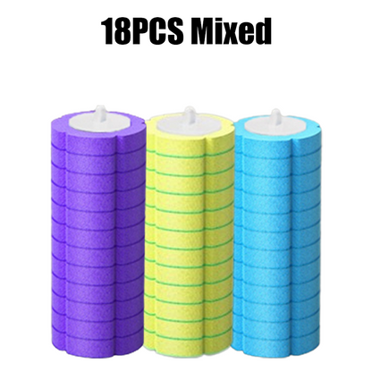 Brosse à Toilettes Jetable avec Têtes de Recharge