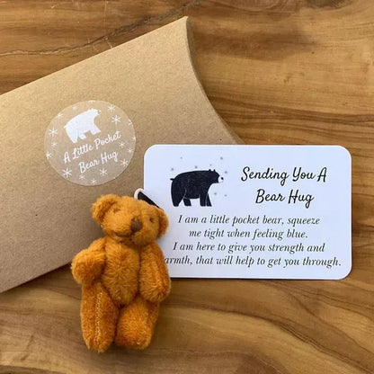 Petit Ours en Peluche Portable - un Compagnon Douillet pour les Déplacements