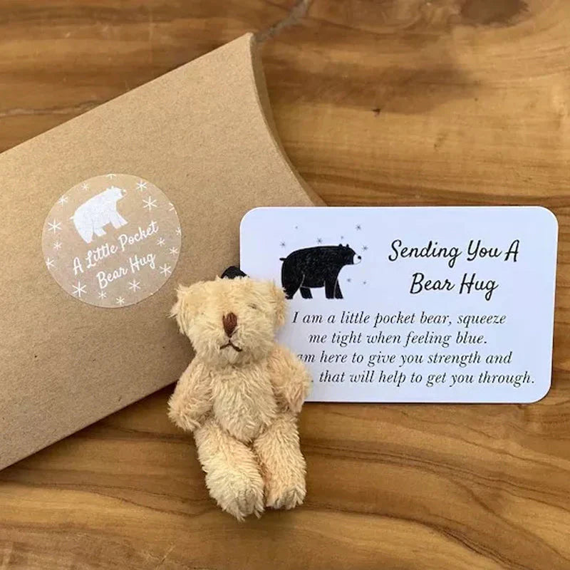 Petit Ours en Peluche Portable - un Compagnon Douillet pour les Déplacements