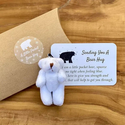 Petit Ours en Peluche Portable - un Compagnon Douillet pour les Déplacements