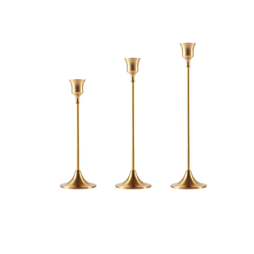 Elégant Bougeoir Doré