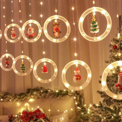 Chaînes Lumineuses pour Rideaux de Noël - une Ambiance de Fête pour Ta Maison!