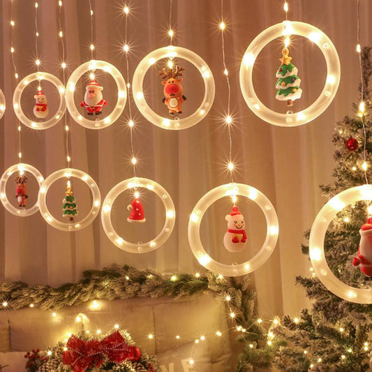 Chaînes Lumineuses pour Rideaux de Noël - une Ambiance de Fête pour Ta Maison!