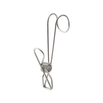 Pinces à Linge en Acier Inoxydable (10 Pièces)