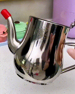 Huilier en Acier Inoxydable avec Passoire - Cuisine Propre et Durable!
