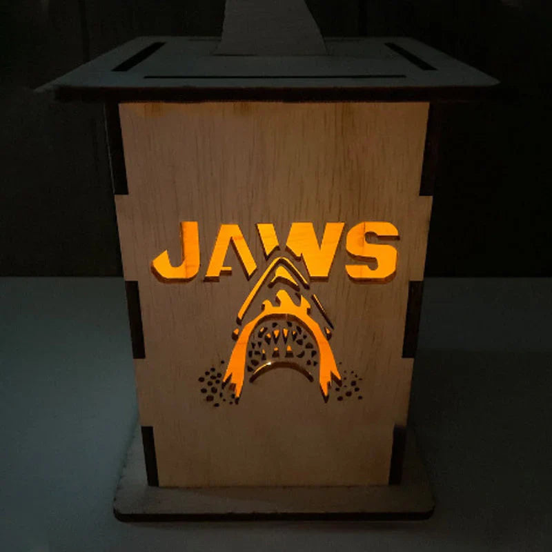 Gruseljack - Lanterne en Bois pour une Déco D' Halloween Effrayante