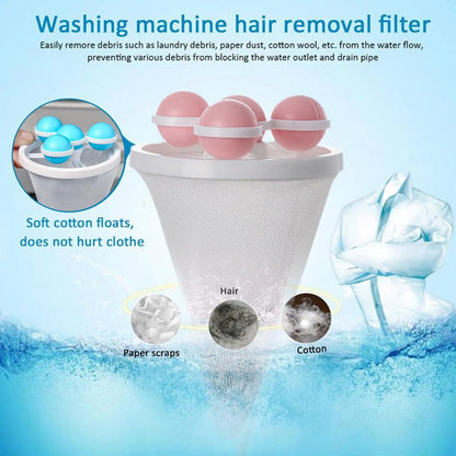 Sachets de Filtration des Cheveux pour le Lave - Linge