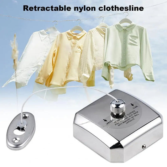 Corde à Linge Télescopique Pratique en Acier Inoxydable