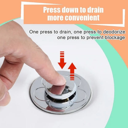 Bouchon de Vidange Universel pour Lavabo - Adaptation Parfaite à Tous les Lavabos