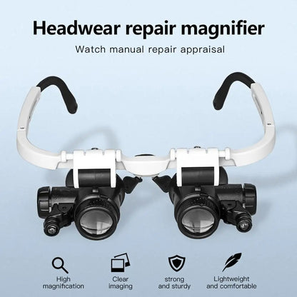 Les Lunettes - Loupe Led avec Grossissement