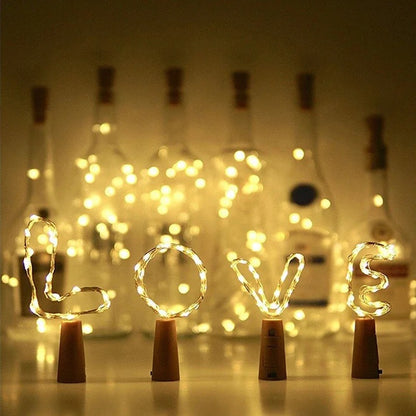 Lampes Led pour Bouchons de Bouteille - Transformez des Bouteilles Vides en Décorations D' Ambiance!