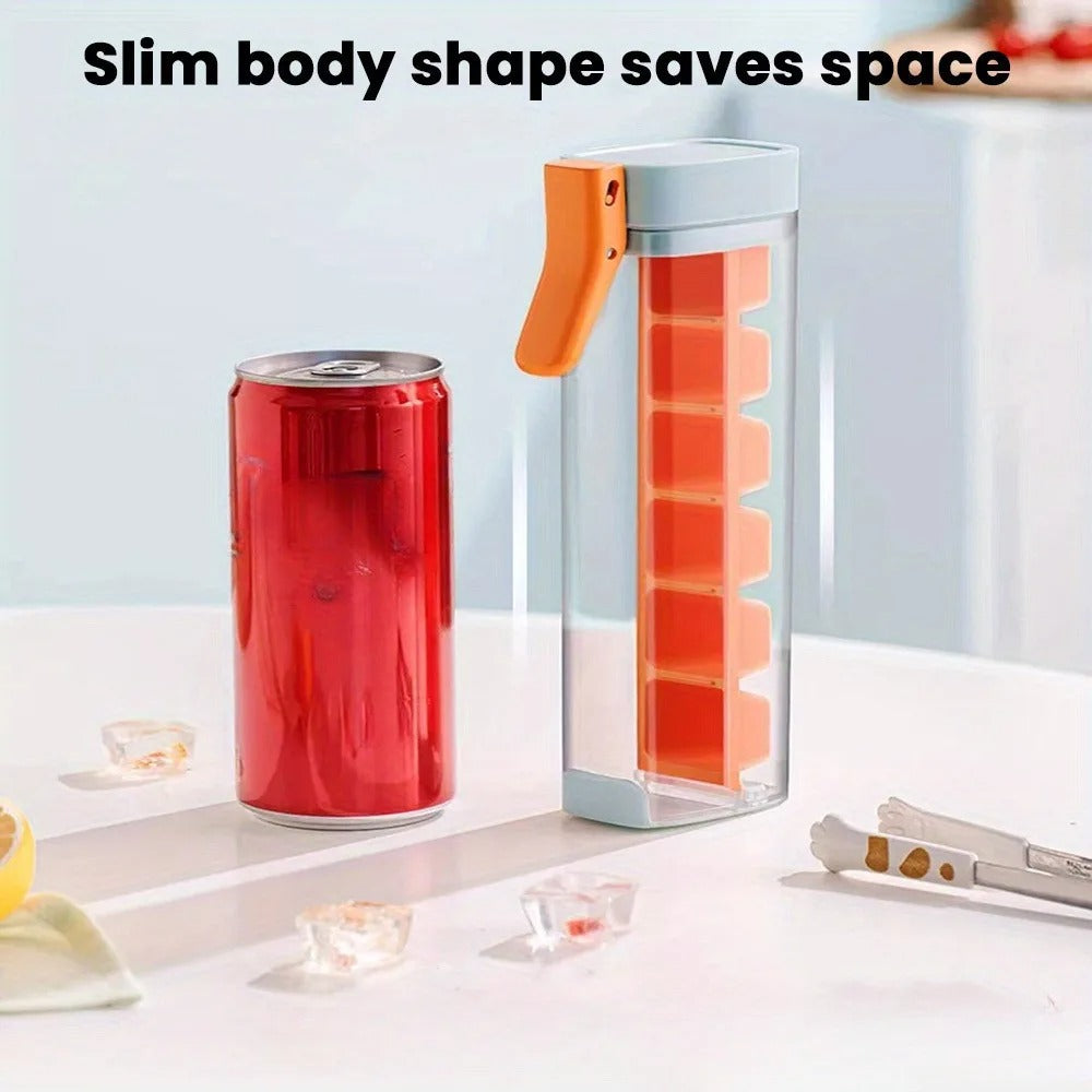 Moule à Glaçons Pratique avec Fonction de Pression - Parfait pour les Boissons Fraîches