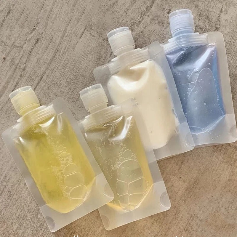 Sachets de Liquide Pratiques pour le Voyage - Lot de 10 pour les Déplacements