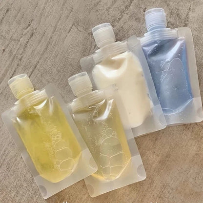 Sachets de Liquide Pratiques pour le Voyage - Lot de 10 pour les Déplacements