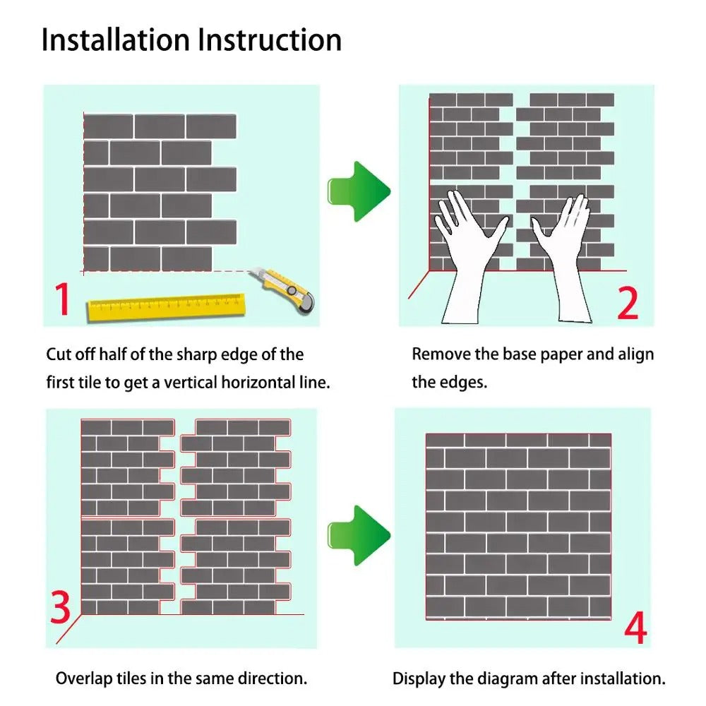 Autocollants Carrelagestyle - Flexible, Économique, Stylé