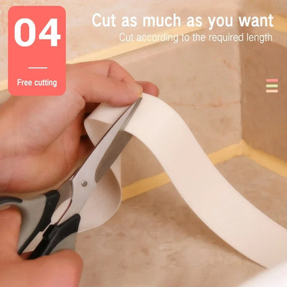 Bande D' Étanchéité Autocollante - Protection et Propreté pour la Cuisine et la Salle de Bain
