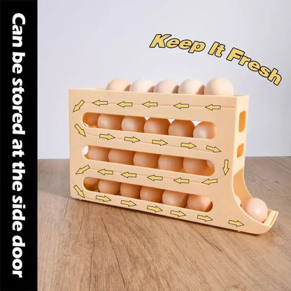 Etagère D' Organisation pour les Œufs à Quatre Niveaux
