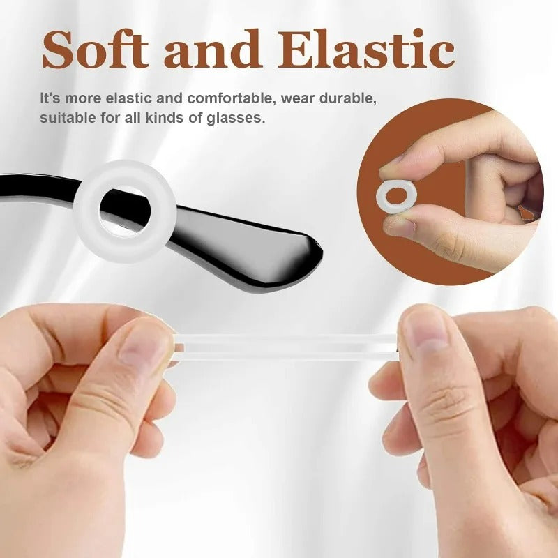 Supports de Lunettes Antidérapants en Silicone (Lot de 5)