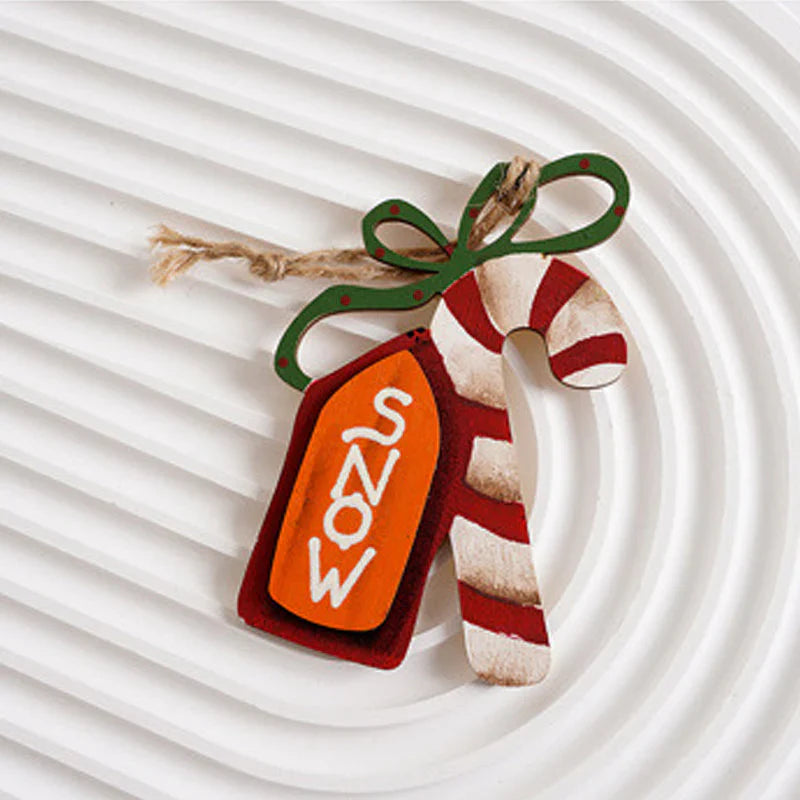 Des Pendentifs en Bois pour une Décoration de Noël Festive