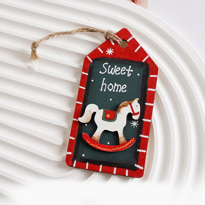 Des Pendentifs en Bois pour une Décoration de Noël Festive