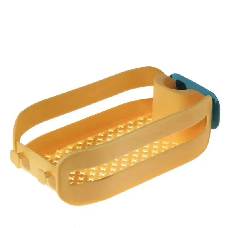 Étagère de Cuisine Ajustable - Pratique et Peu Encombrante
