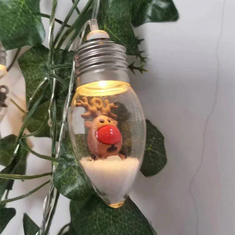 Chaînes Lumineuses Led de Noël Festives - une Lumière Magique pour les Fêtes