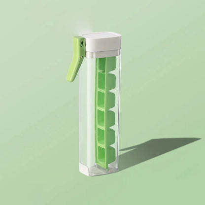 Moule à Glaçons Pratique avec Fonction de Pression - Parfait pour les Boissons Fraîches