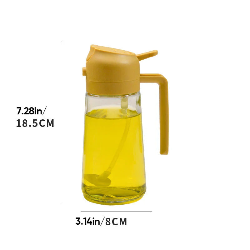 Flacon Distributeur D' Huile Multifonctionnel 2 en 1